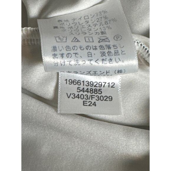 Lands End Tropical Print One Piece Swimsuit Womens 18 Swim Palm Leaf Hawaiian - Picture 8 of 8